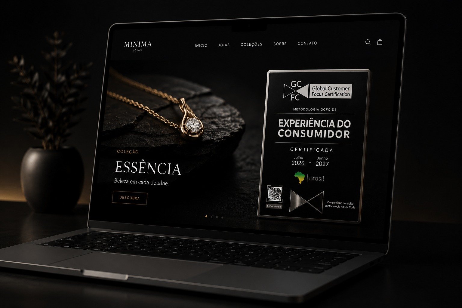 Aplicação do selo GCFC em site e e-commerce